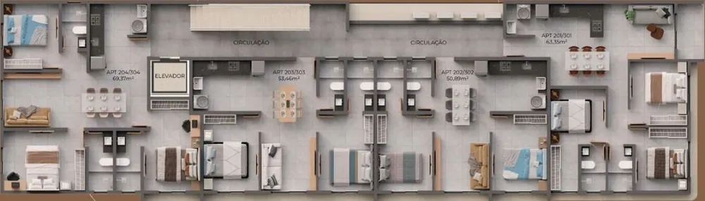 Apartamento, 2 quartos, 48 m² - Foto 6