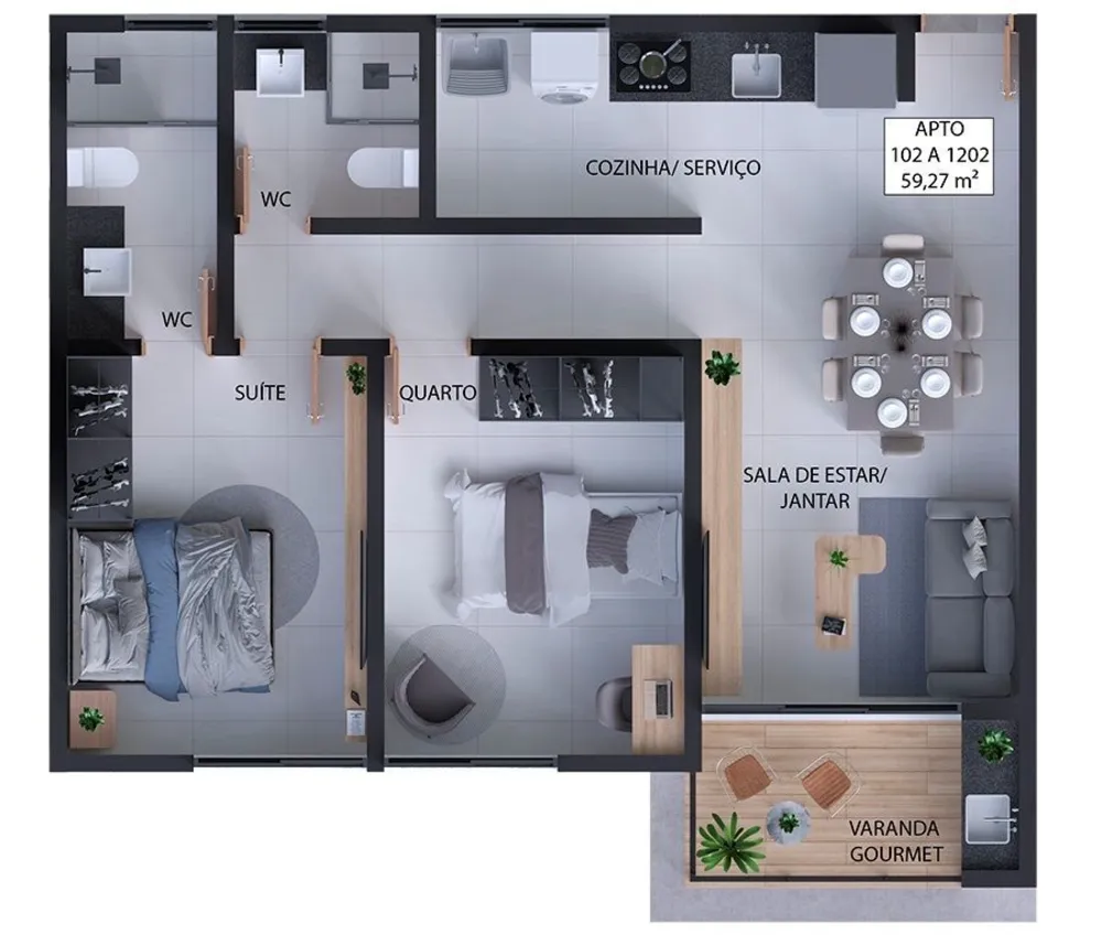 Apartamento, 4 quartos, 132 m² - Foto 12