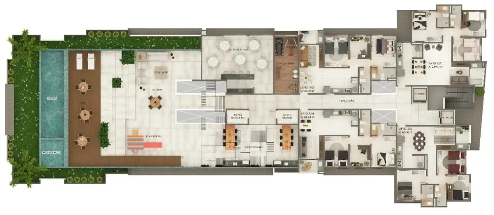 Apartamento, 3 quartos, 66 m² - Foto 12