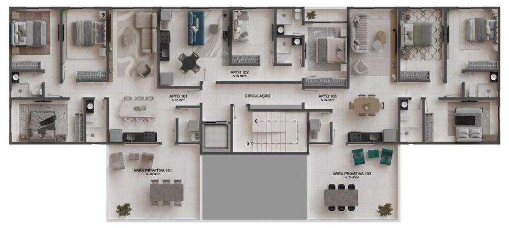 Apartamento, 3 quartos, 81 m² - Foto 2