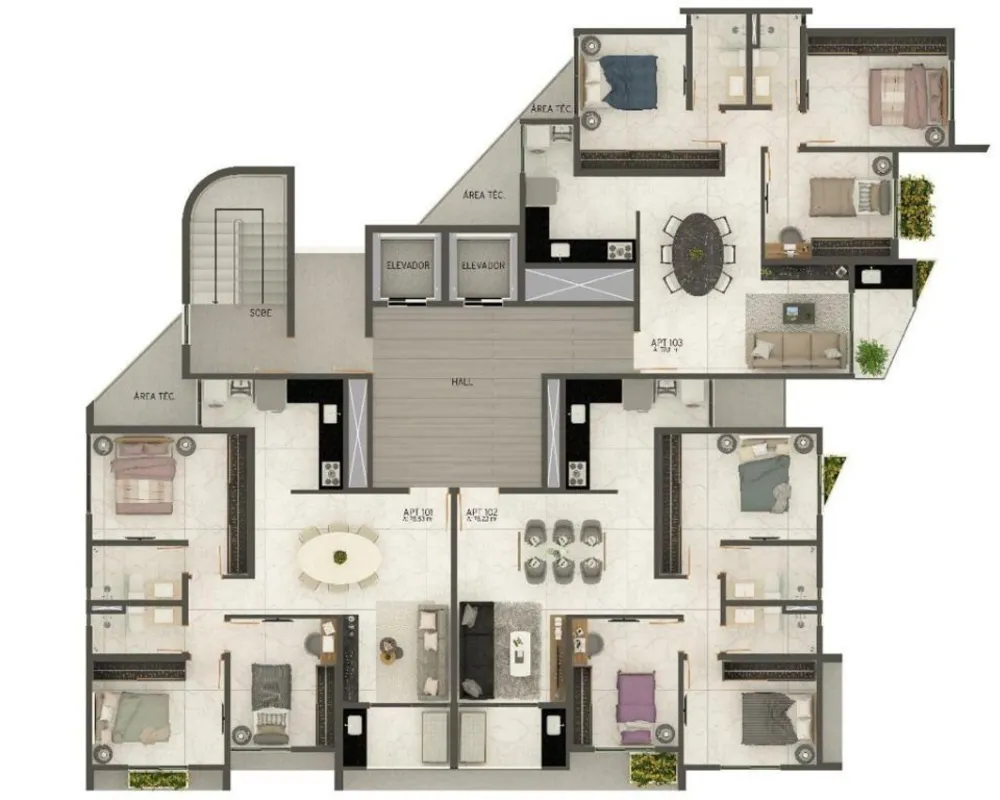Apartamento, 3 quartos, 87 m² - Foto 20