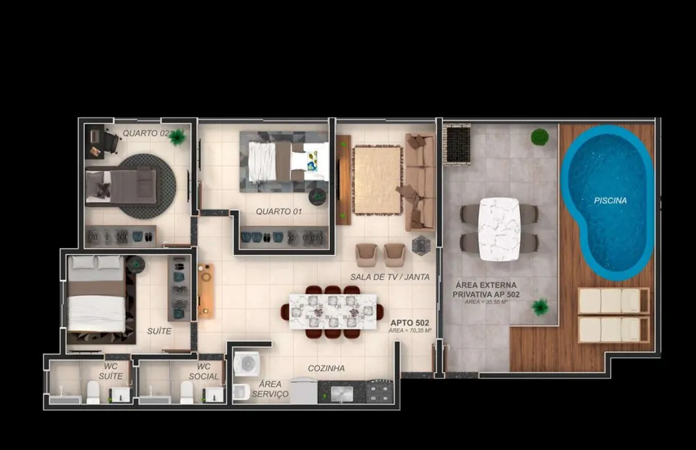 Loft, 22 m² - Foto 8
