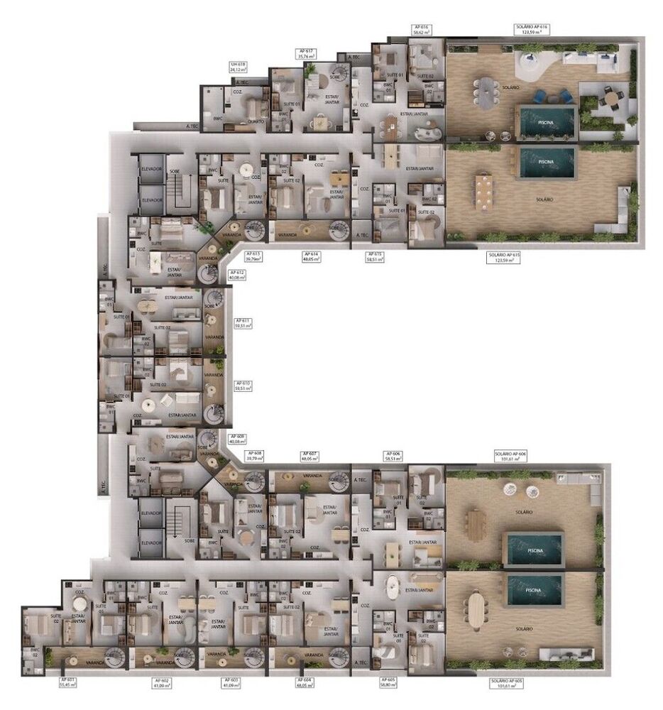 Apartamento à venda com 2 quartos, 59m² - Foto 11