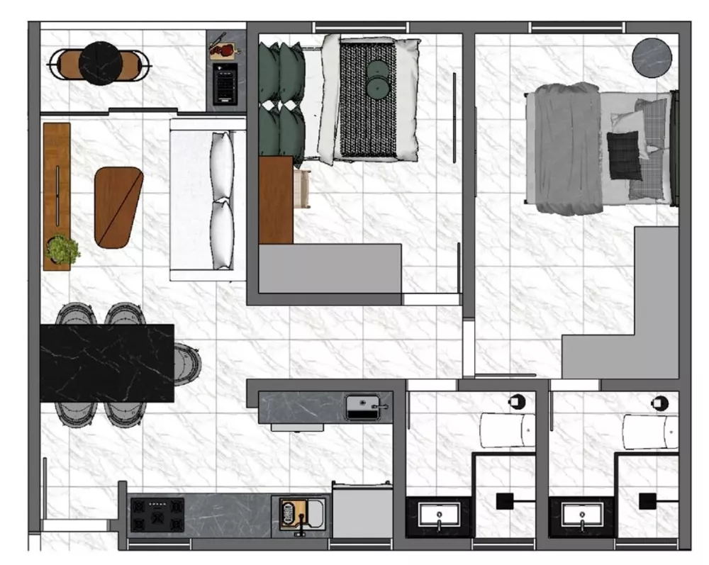 Apartamento à venda com 3 quartos, 73m² - Foto 14