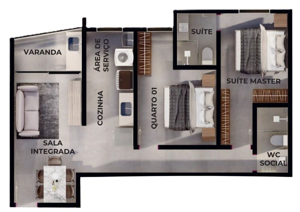 Apartamento, 3 quartos, 72 m² - Foto 11