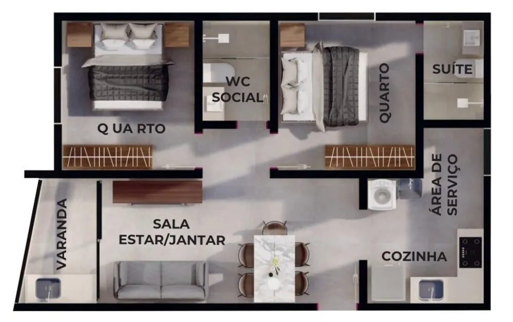 Cobertura, 2 quartos, 110 m² - Foto 6