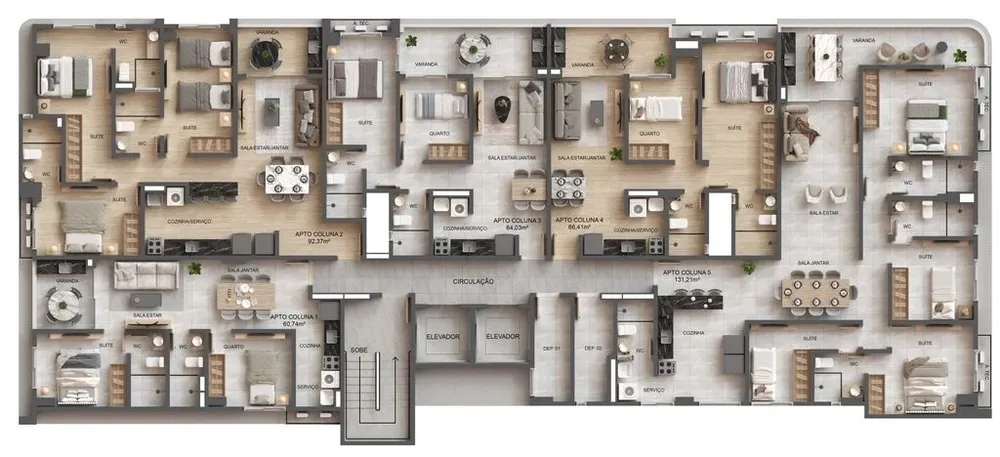 Apartamento, 4 quartos, 139 m² - Foto 8