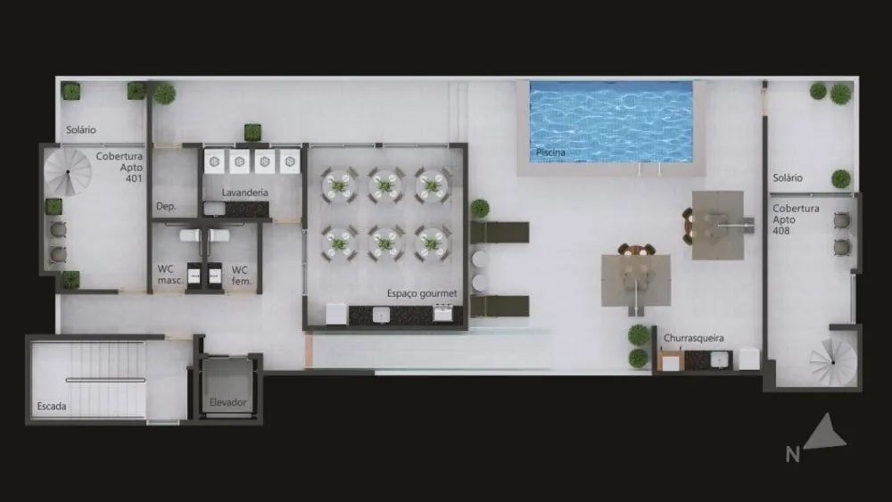 Flat/Apart Hotel, 1 quarto, 23 m² - Foto 7