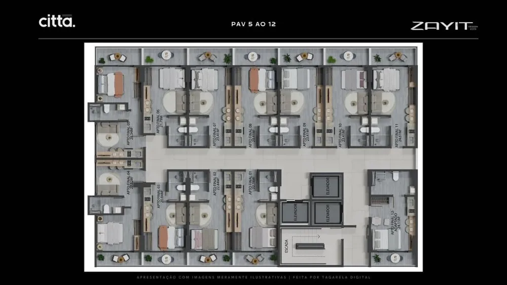 Flat/Apart Hotel, 1 quarto, 20 m² - Foto 5