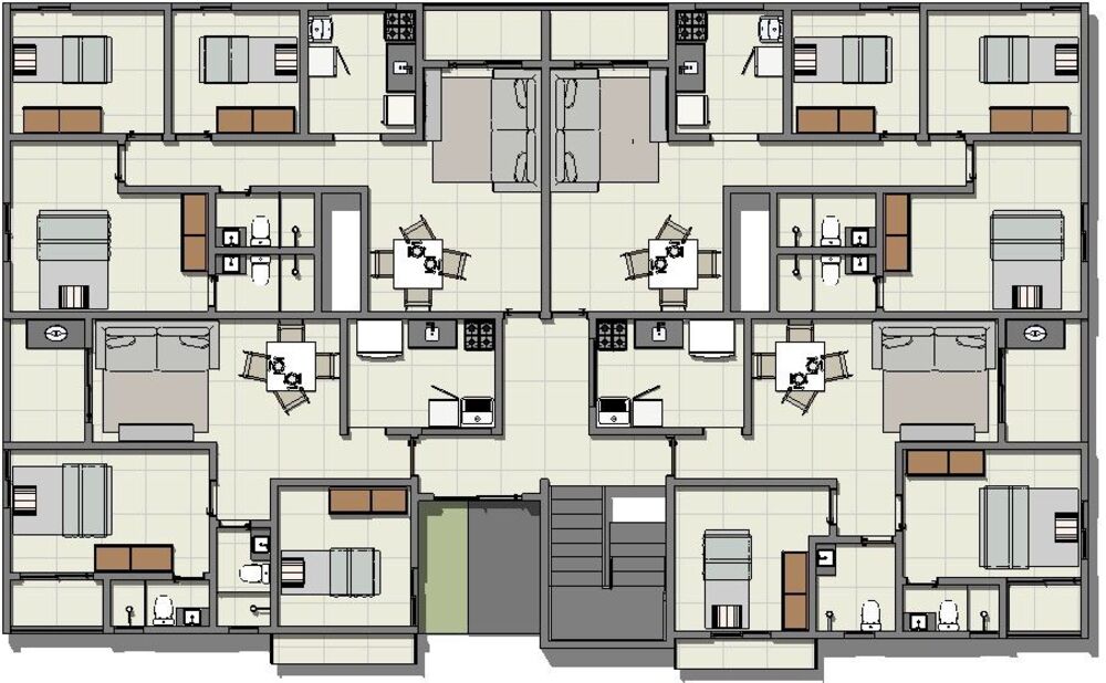 Apartamento à venda com 3 quartos, 70m² - Foto 2