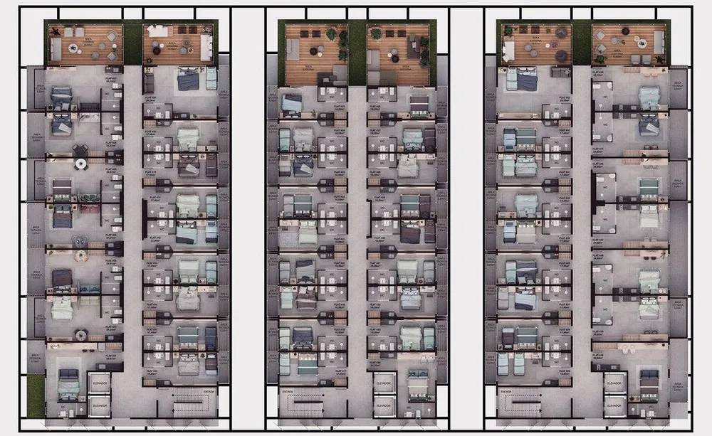 Flat/Apart Hotel, 1 quarto, 19 m² - Foto 4