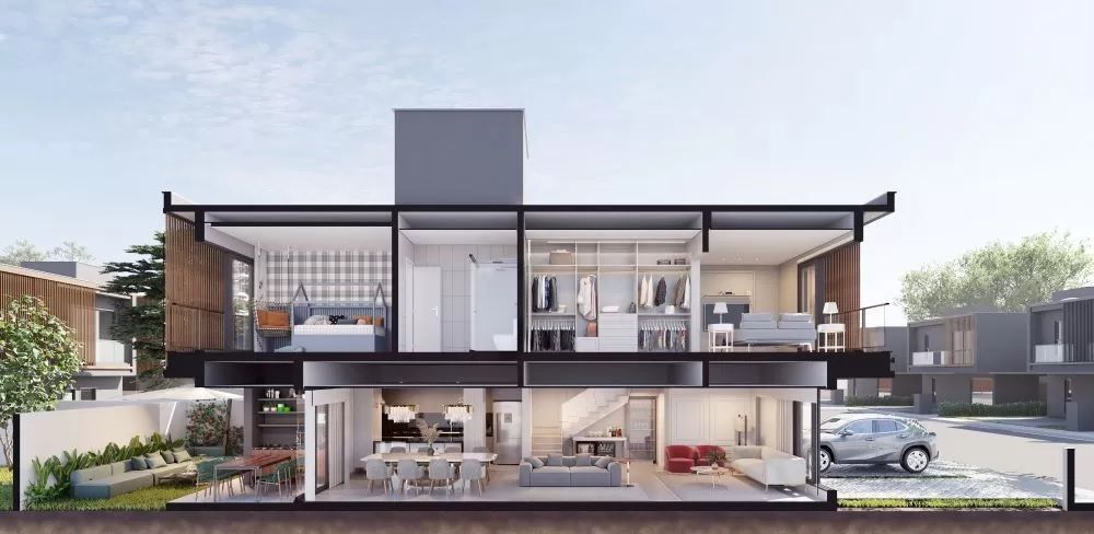 Casa de Condomínio, 3 quartos - Foto 1