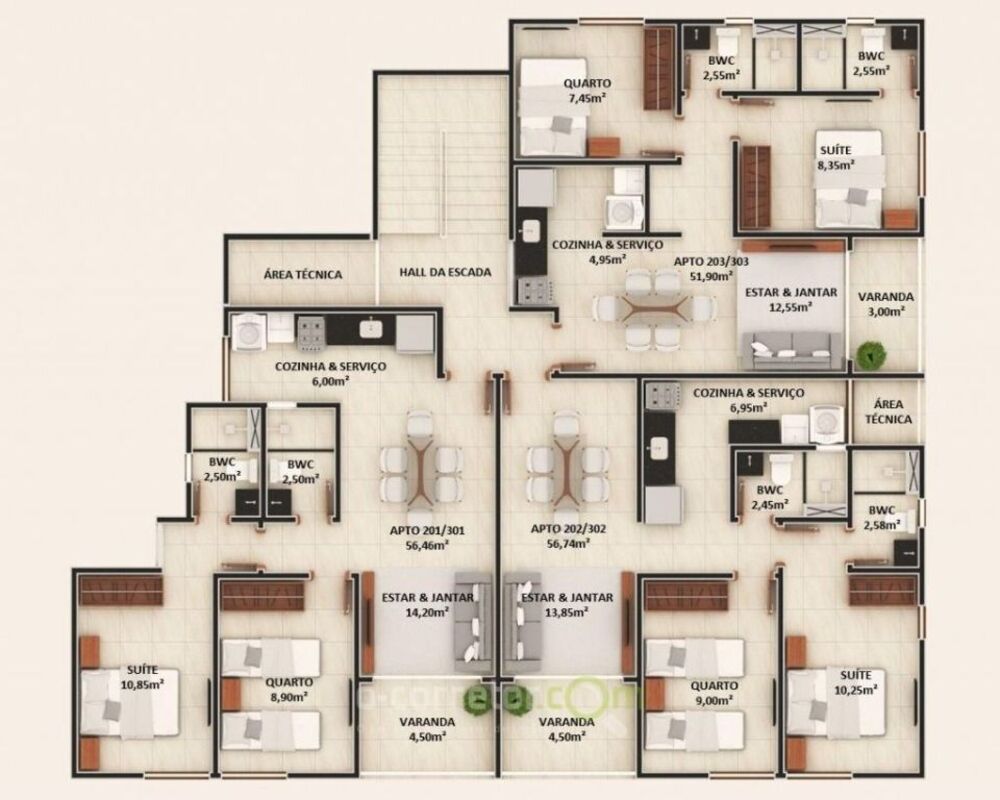 Apartamento à venda com 2 quartos, 50m² - Foto 11