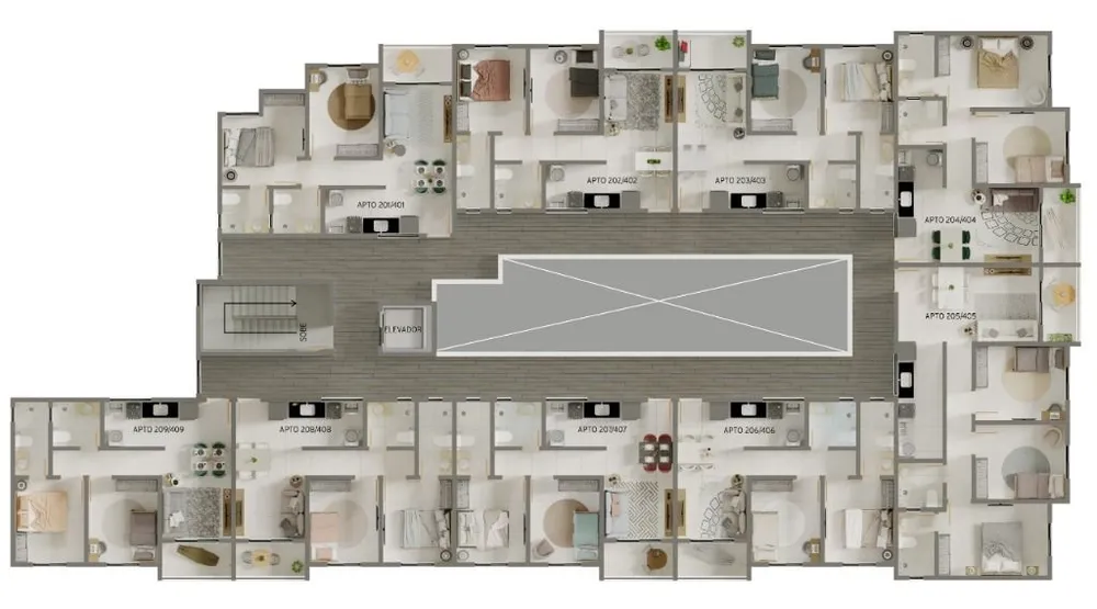 Apartamento, 2 quartos, 54 m² - Foto 10