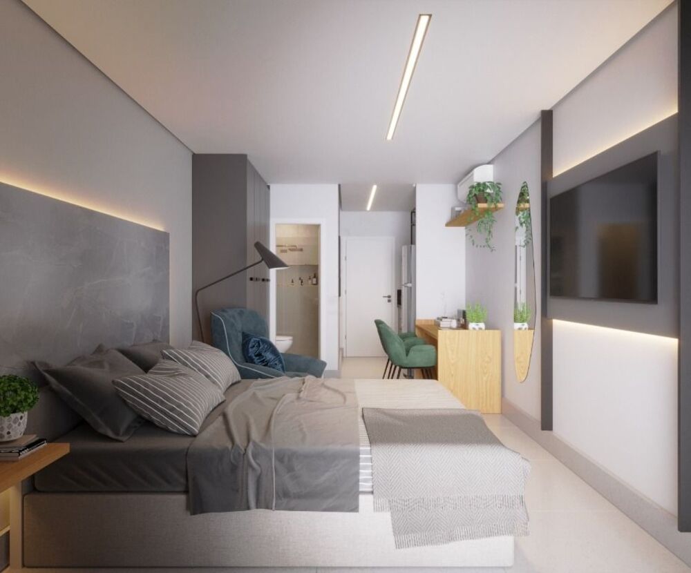 Flat/Apart Hotel à venda com 1 quarto, 26m² - Foto 3