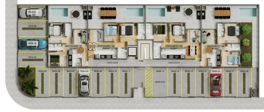 Apartamento, 2 quartos, 54 m² - Foto 6