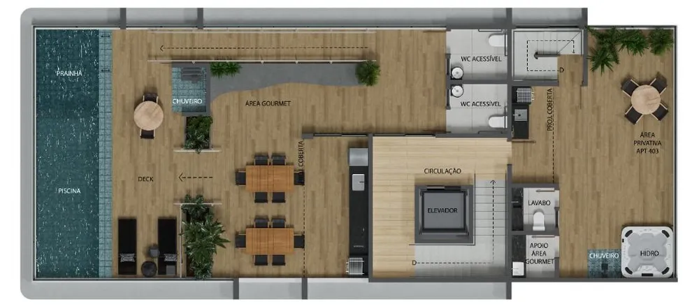 Apartamento, 3 quartos, 59 m² - Foto 4