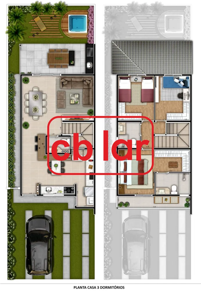 Sobrado, 3 quartos - Foto 2