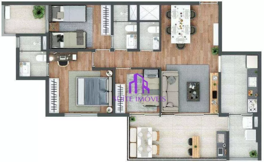 Apartamento, 2 quartos, 122 m² - Foto 13