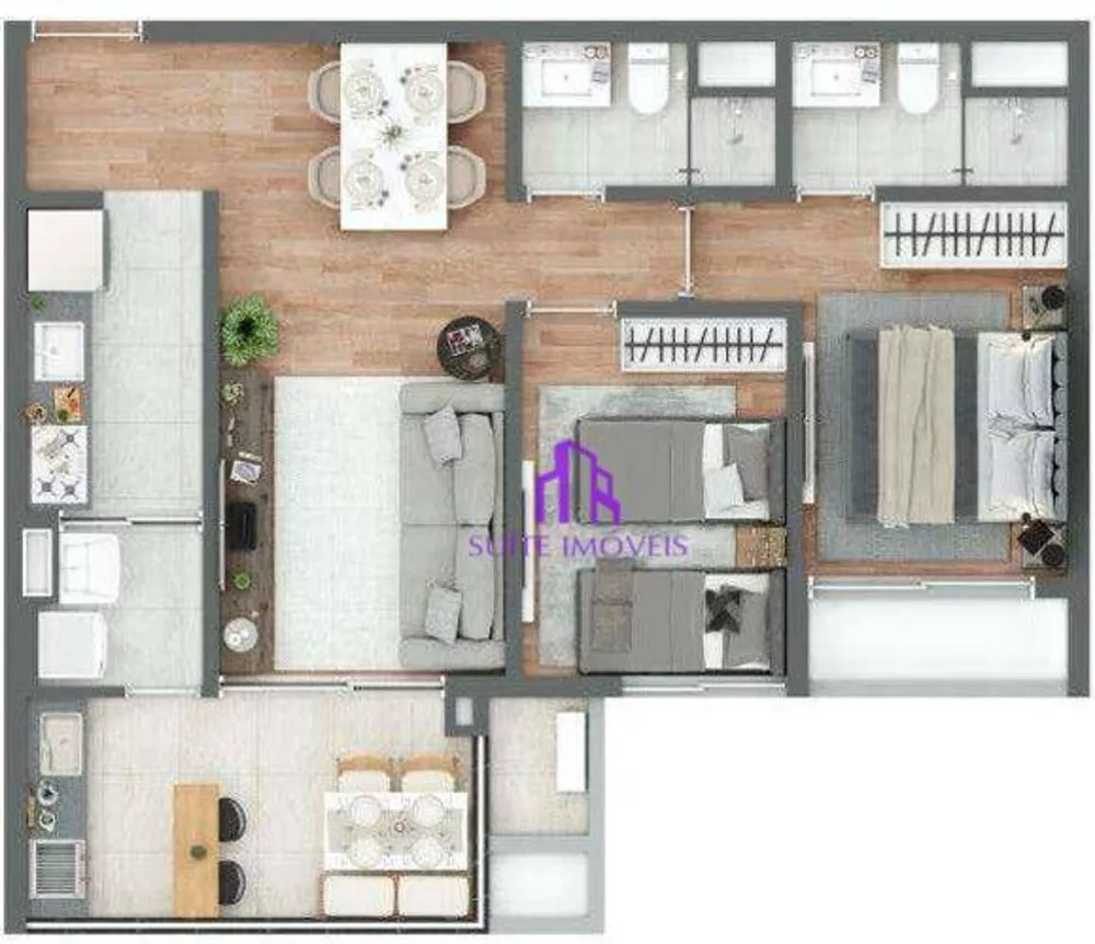 Apartamento, 2 quartos, 122 m² - Foto 15
