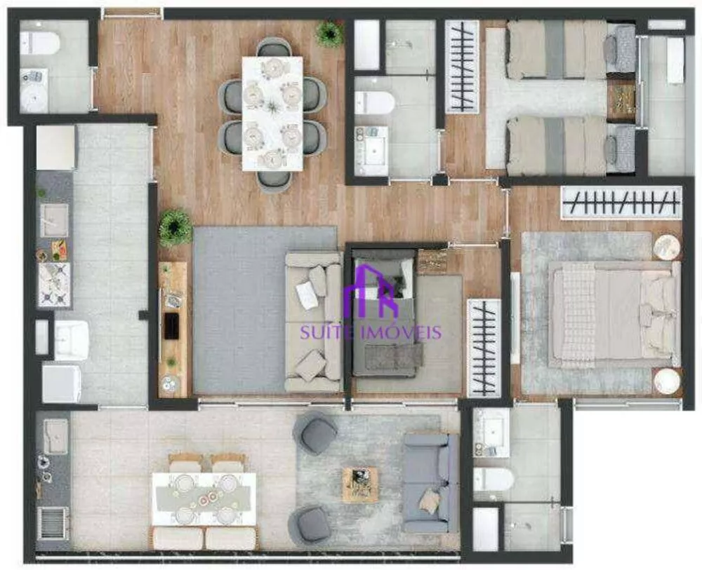 Apartamento, 2 quartos, 122 m² - Foto 16