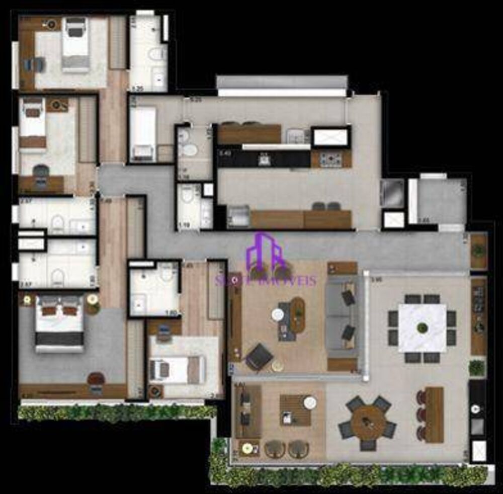 Apartamento, 4 quartos, 201 m² - Foto 17