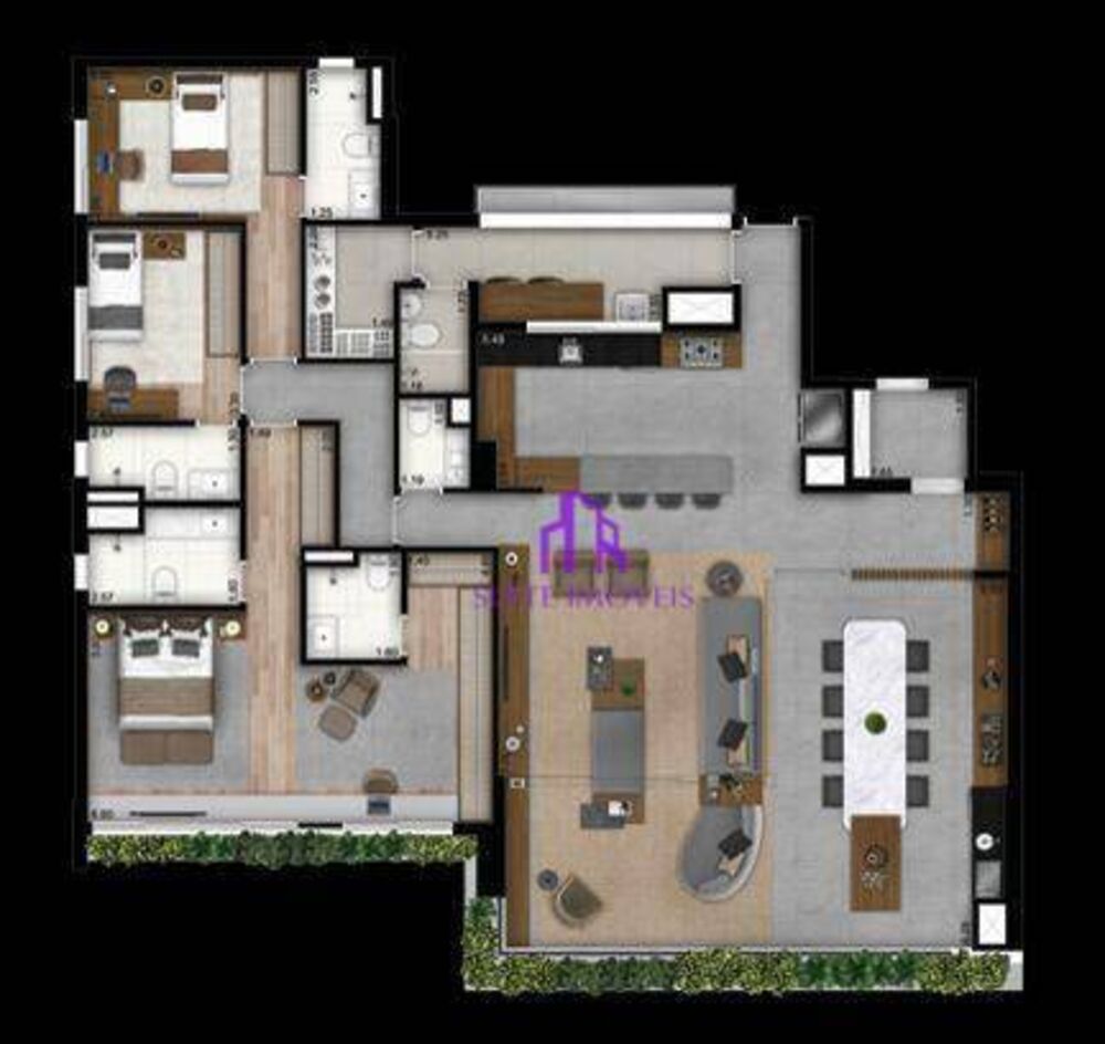 Apartamento, 4 quartos, 201 m² - Foto 14