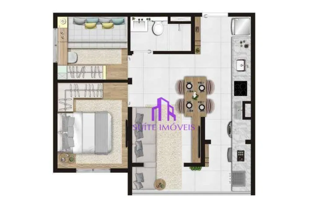 Apartamento, 2 quartos, 35 m² - Foto 4