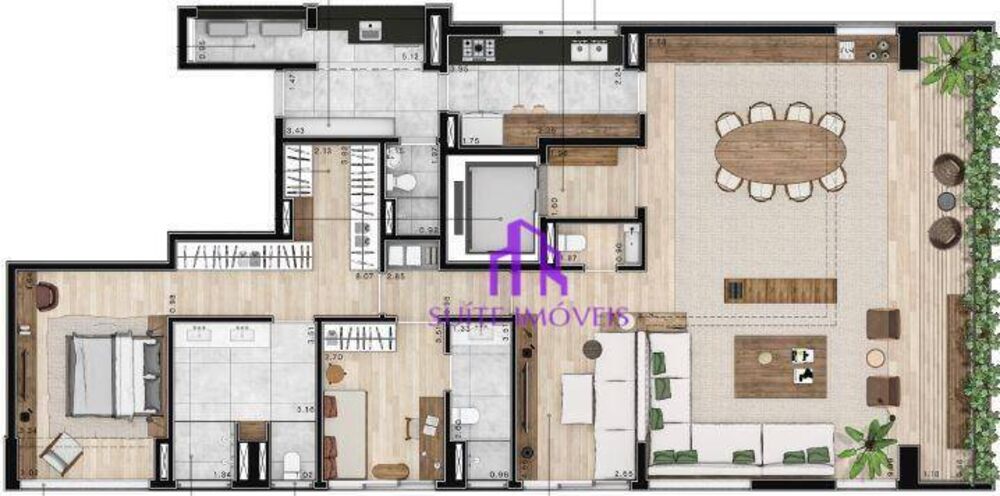Apartamento, 2 quartos, 134 m² - Foto 1