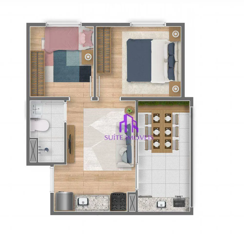 Apartamento, 2 quartos, 33 m² - Foto 4