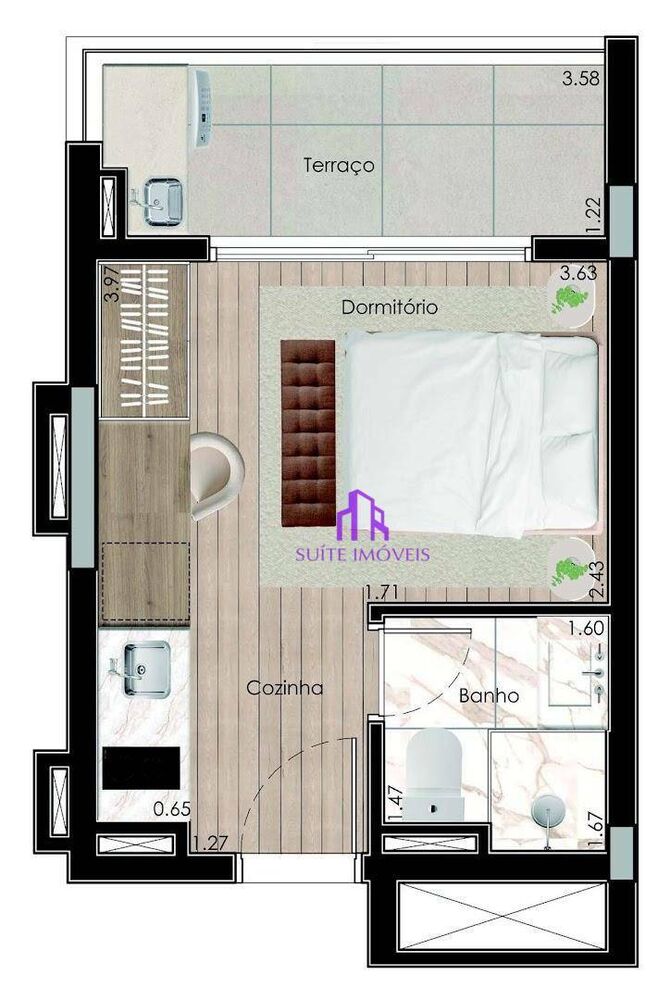 Loft, 24 m² - Foto 16