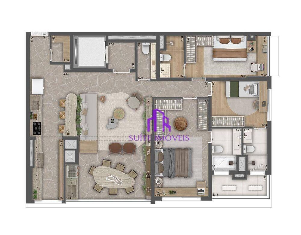 Apartamento, 3 quartos, 92 m² - Foto 8