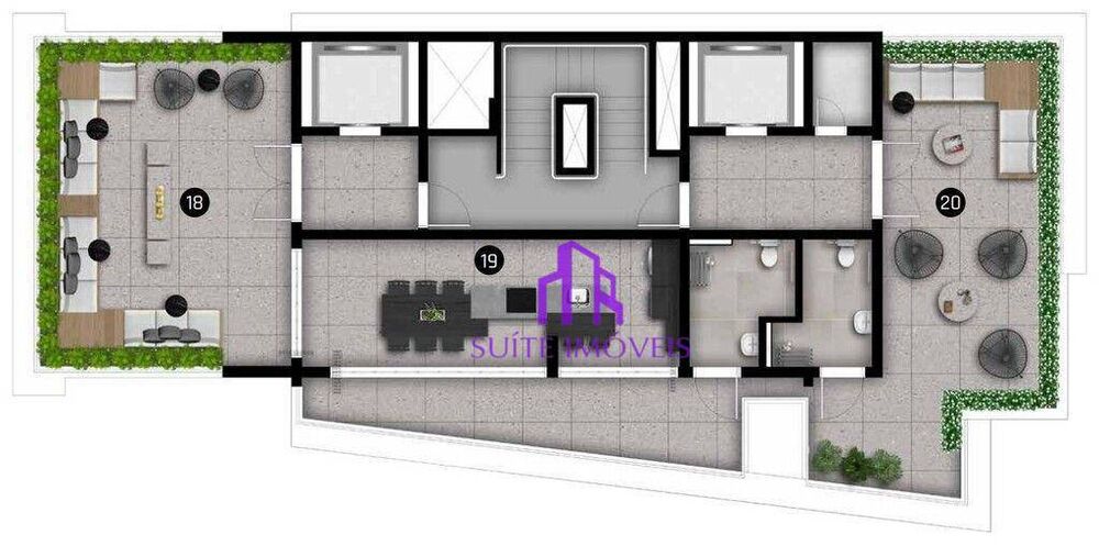 Kitnet-Studio, 22 m² - Foto 1