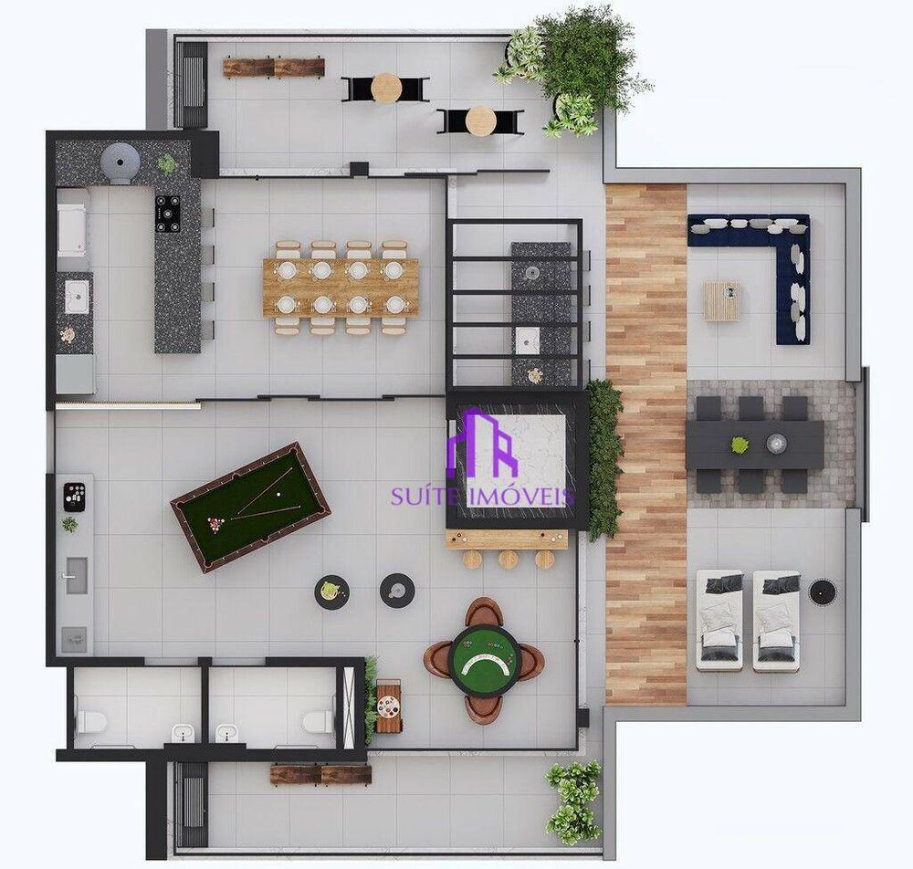 Apartamento à venda com 2 quartos, 56m² - Foto 2