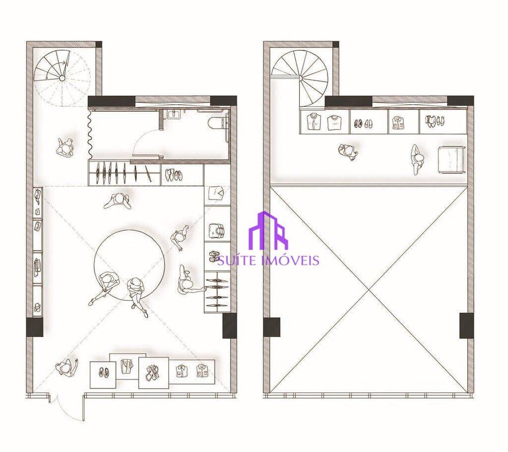 Loja-Salão, 179 m² - Foto 1