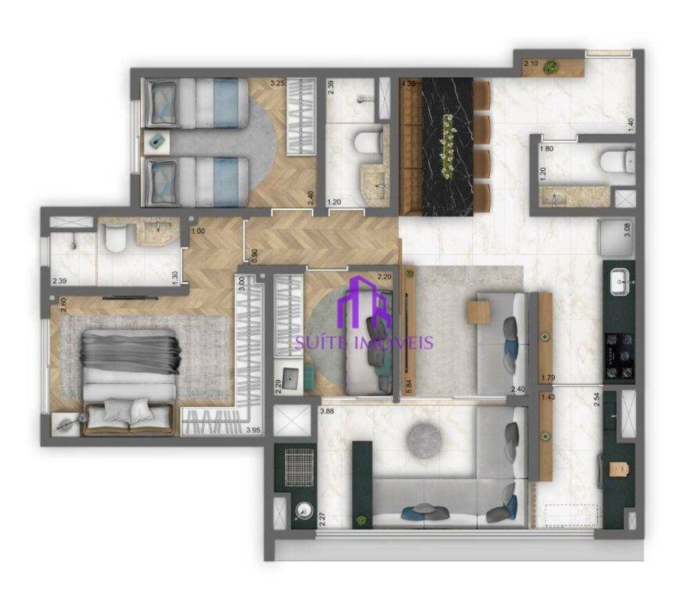 Apartamento, 3 quartos, 83 m² - Foto 20