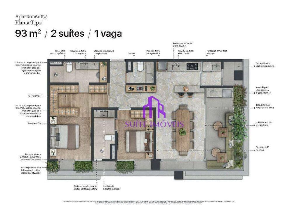 Apartamento, 2 quartos, 76 m² - Foto 3