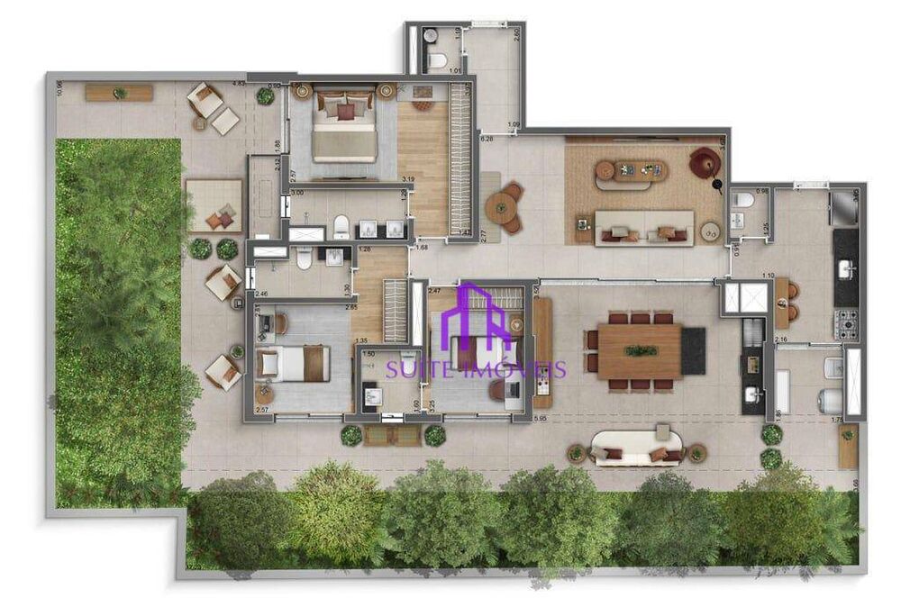 Apartamento, 3 quartos, 248 m² - Foto 4
