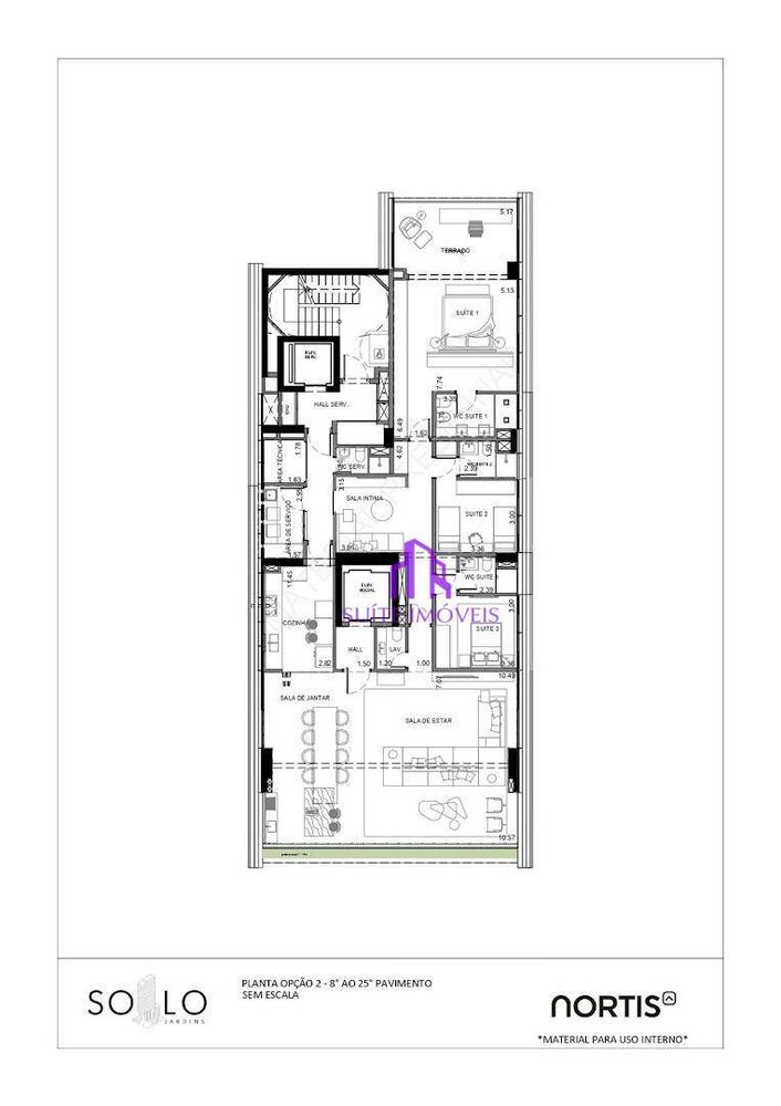 Apartamento, 3 quartos, 239 m² - Foto 2