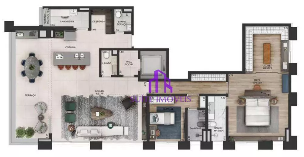 Apartamento, 3 quartos, 191 m² - Foto 15