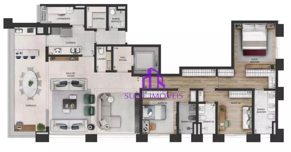 Apartamento, 3 quartos, 191 m² - Foto 14