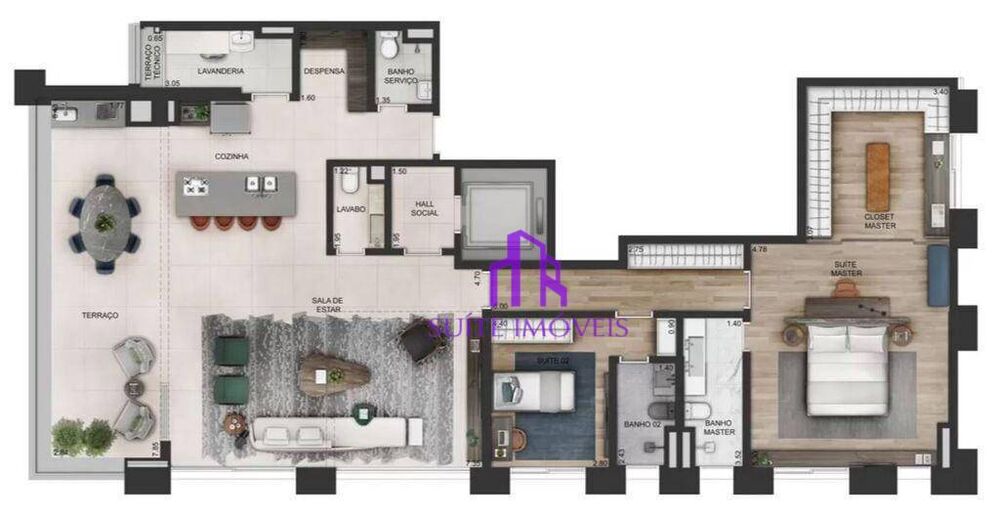 Apartamento, 3 quartos, 192 m² - Foto 15