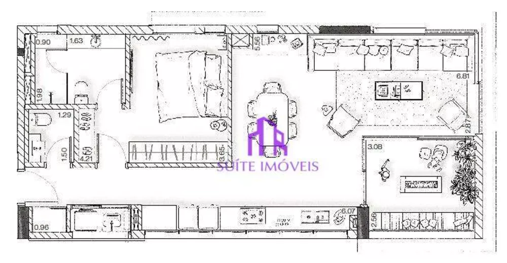 Apartamento, 1 quarto, 79 m² - Foto 1