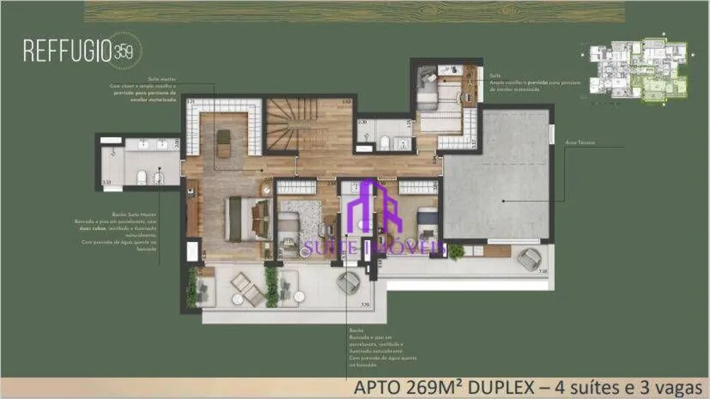 Apartamento, 3 quartos, 108 m² - Foto 2