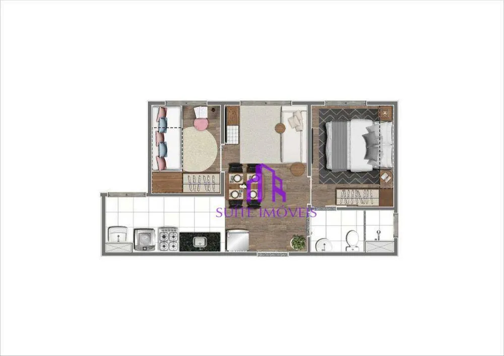 Apartamento, 2 quartos, 36 m² - Foto 4
