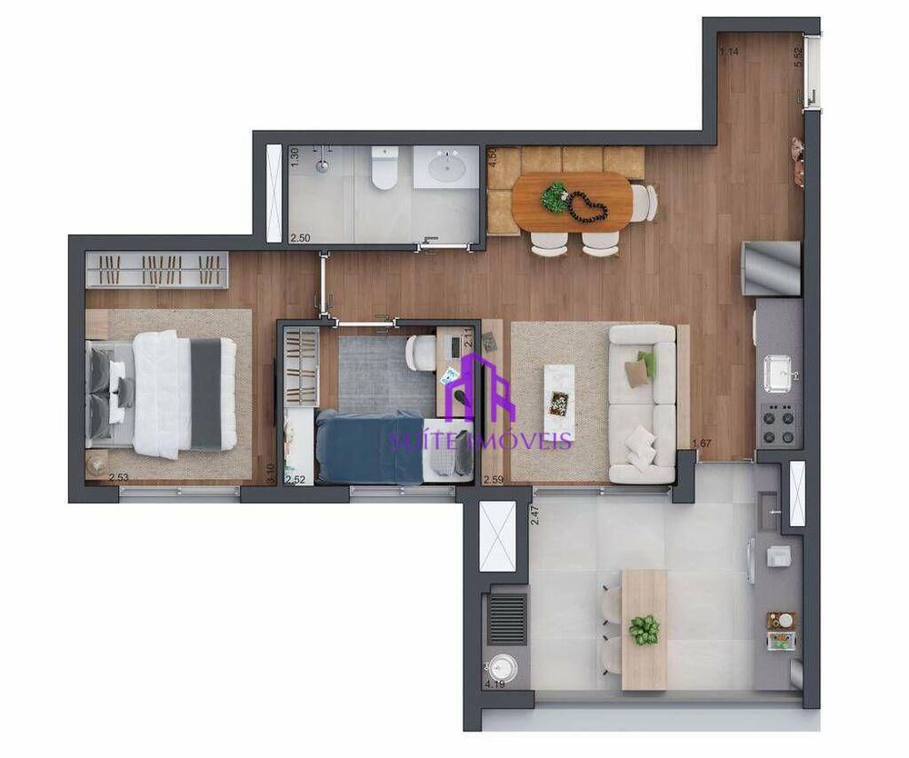 Apartamento, 2 quartos, 109 m² - Foto 22