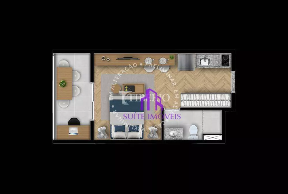 Apartamento à venda com 2 quartos, 48m² - Foto 5