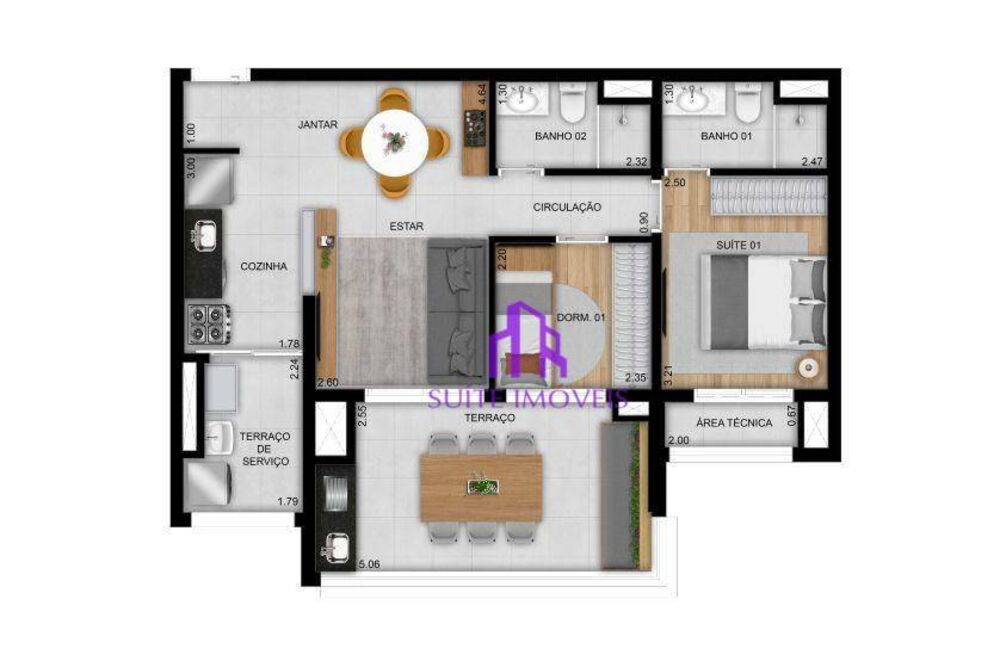 Apartamento, 3 quartos, 96 m² - Foto 24