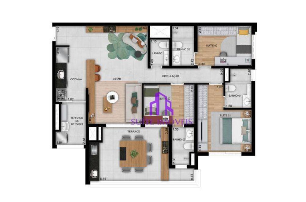 Apartamento, 3 quartos, 96 m² - Foto 19