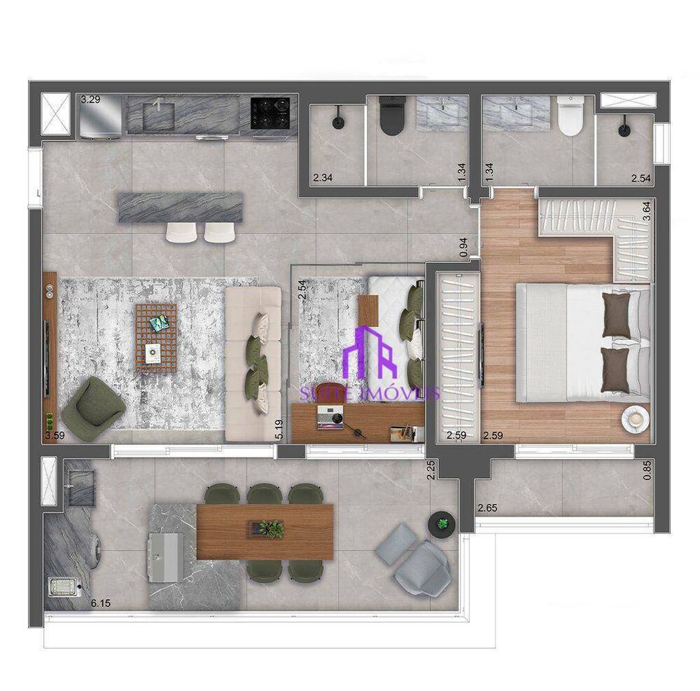 Apartamento, 2 quartos, 71 m² - Foto 10